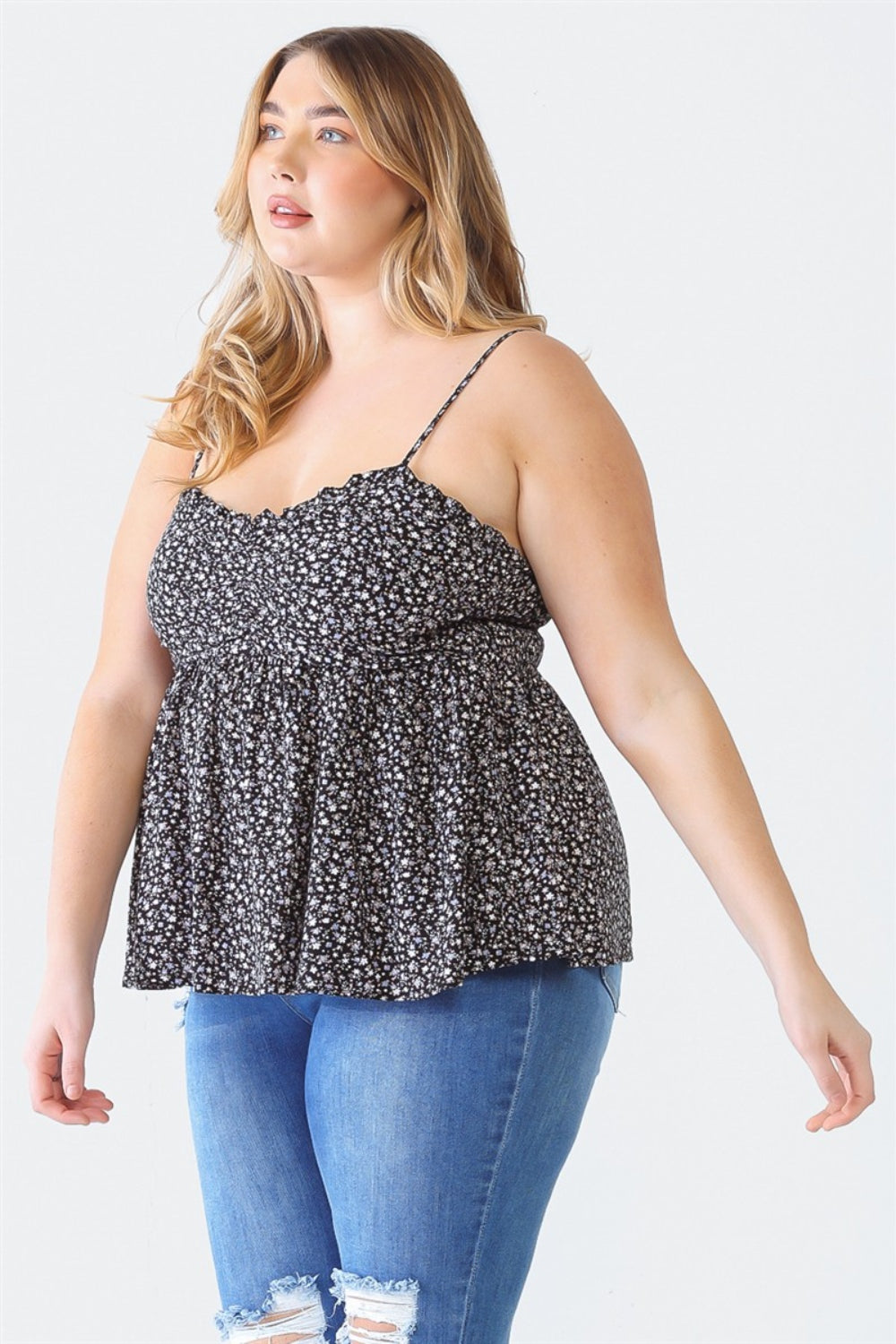 Good days Plus Size Sweetheart Neck Cami