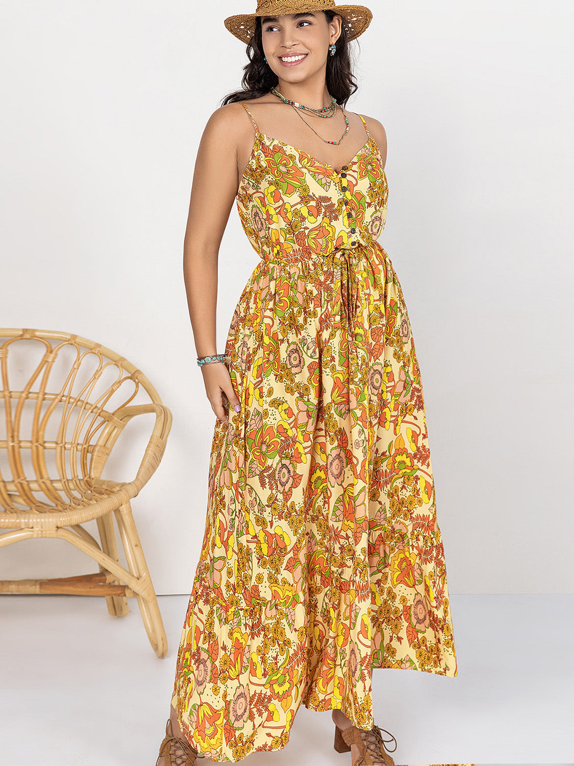 Retro Vibes Sundress - Plus Size