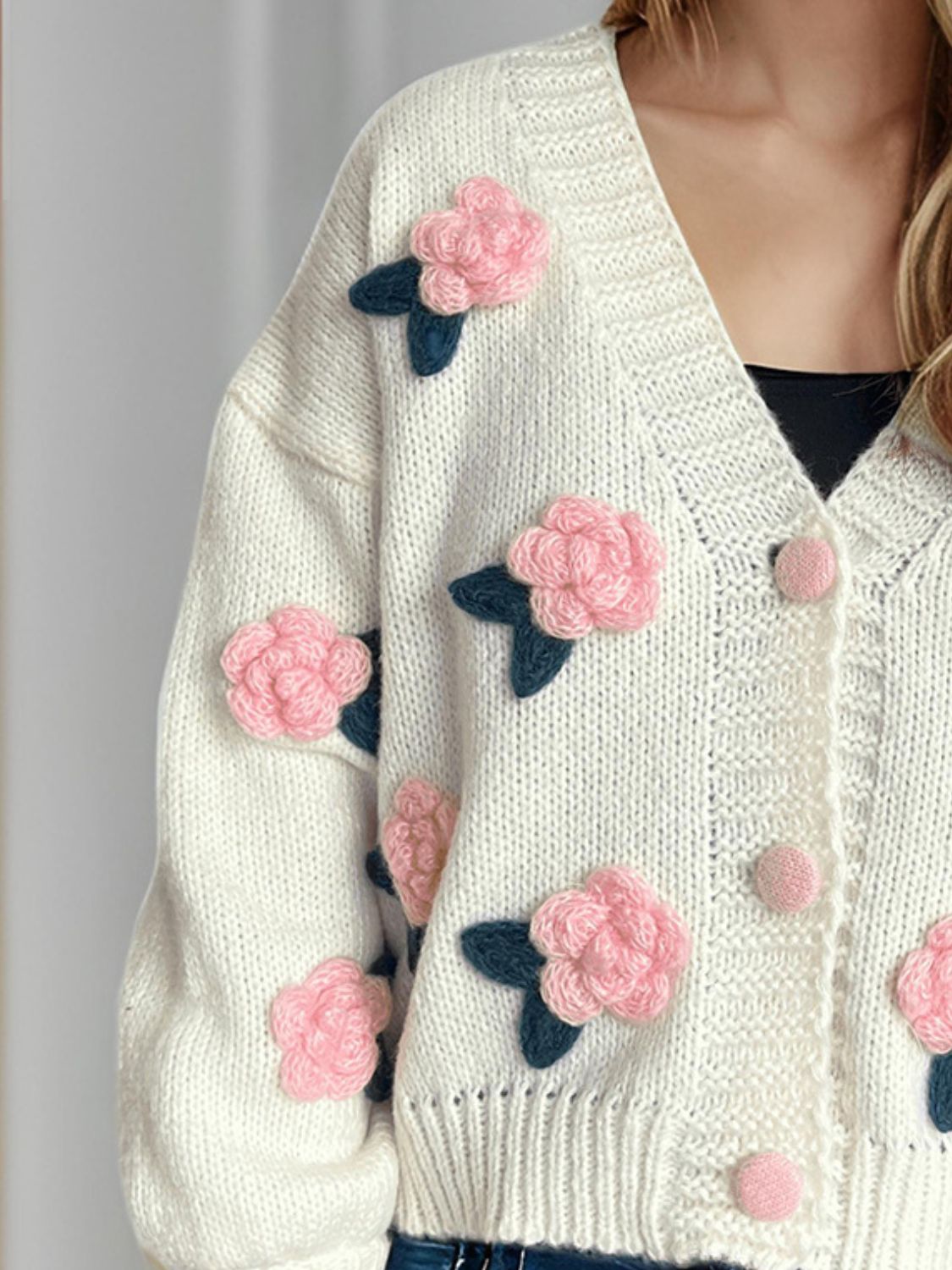 Flowers at the Door Cardigan