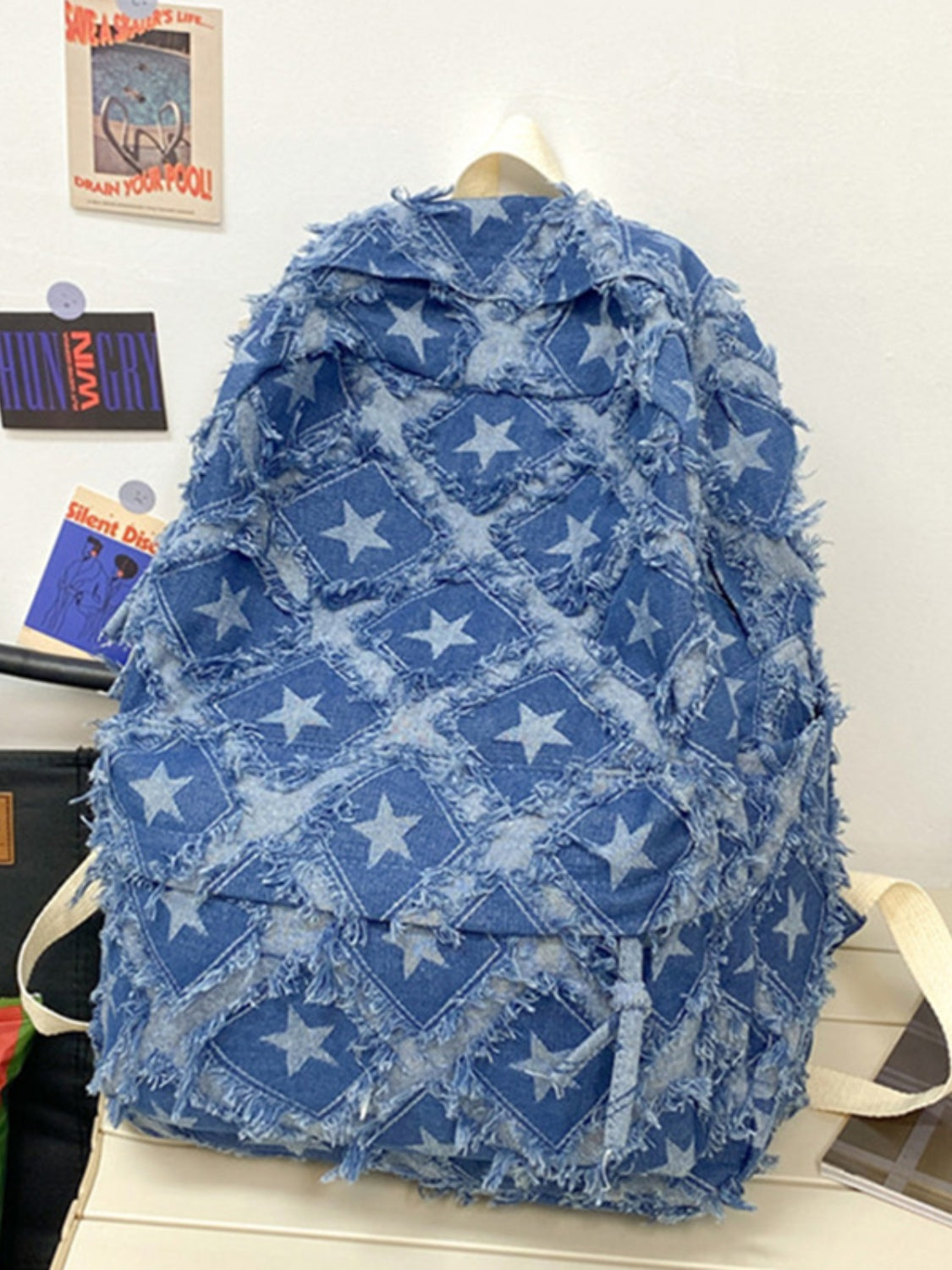 Stargirl Denim Backpack Bag