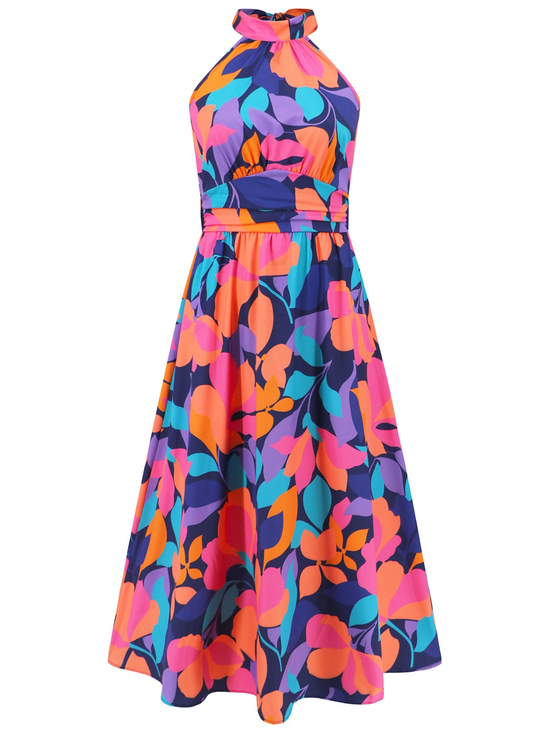 Bright Beauty Halter Neck Dress