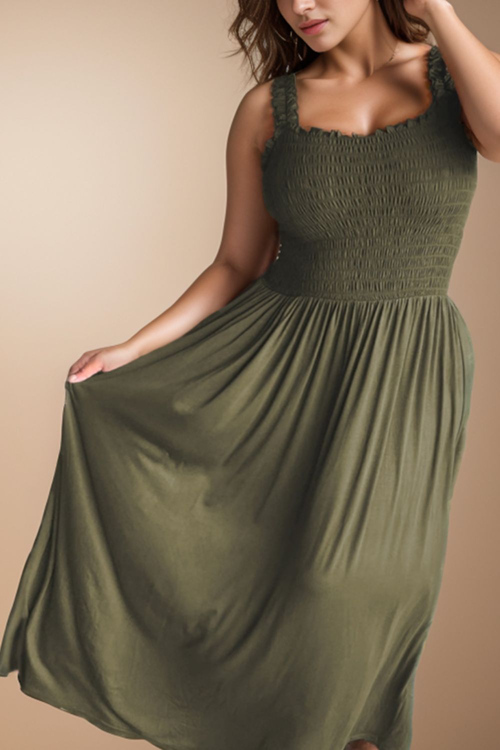 Olive Love Plus Size Maxi Dress