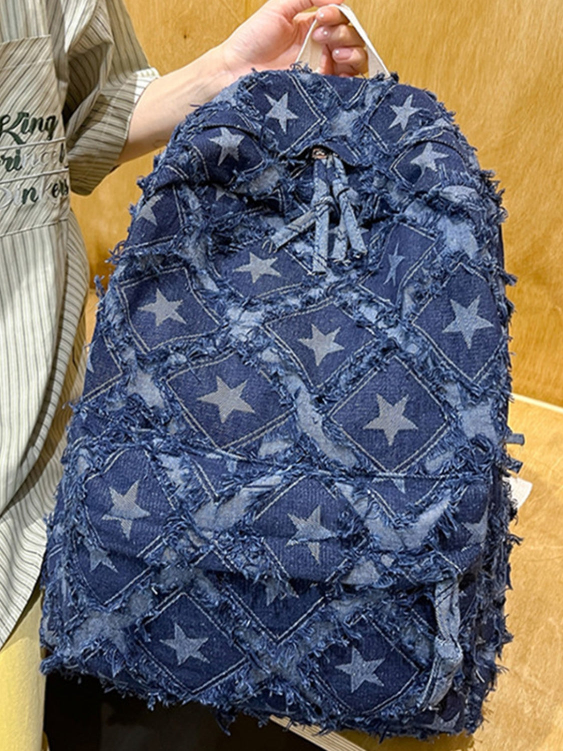 Stargirl Denim Backpack Bag