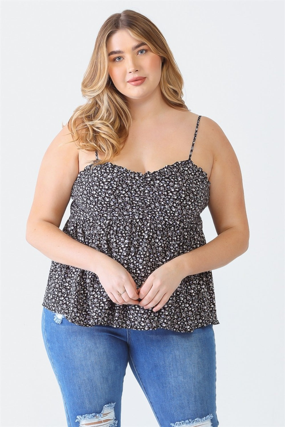 Good days Plus Size Sweetheart Neck Cami