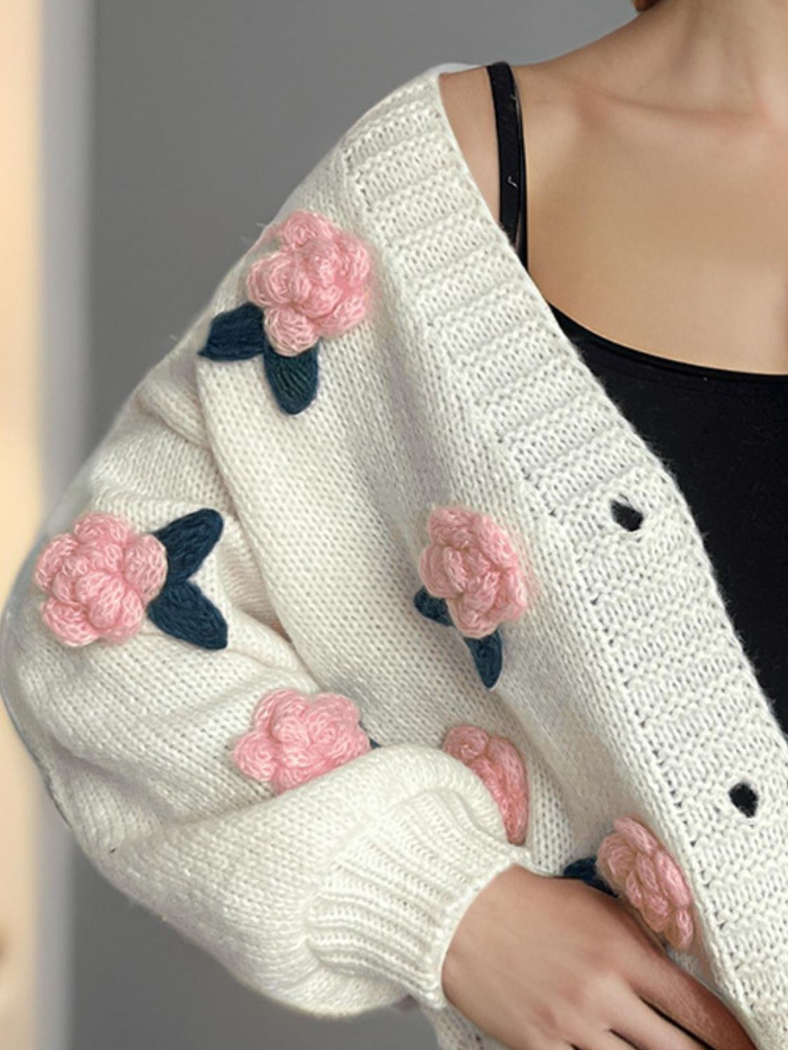 Flowers at the Door Cardigan