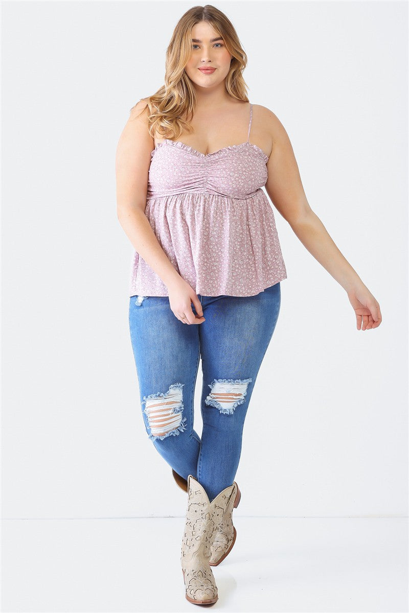 Good days Plus Size Sweetheart Neck Cami