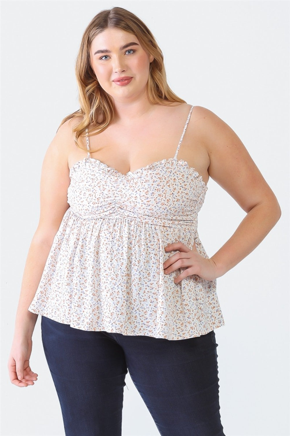 Good days Plus Size Sweetheart Neck Cami