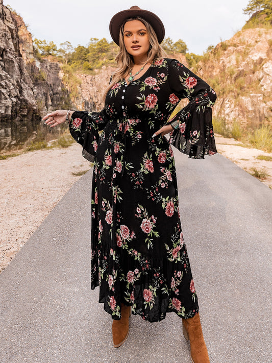 Rose Romance Plus Size Dress