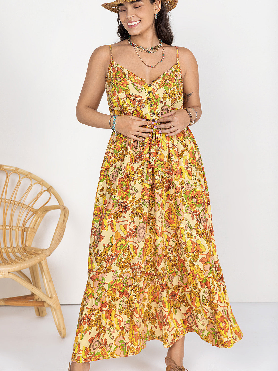 Retro Vibes Sundress - Plus Size