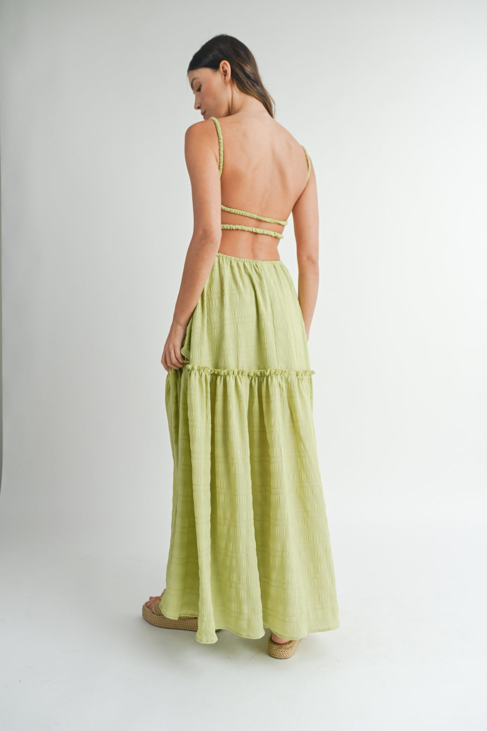 Skin is in Backless Maxi Dress