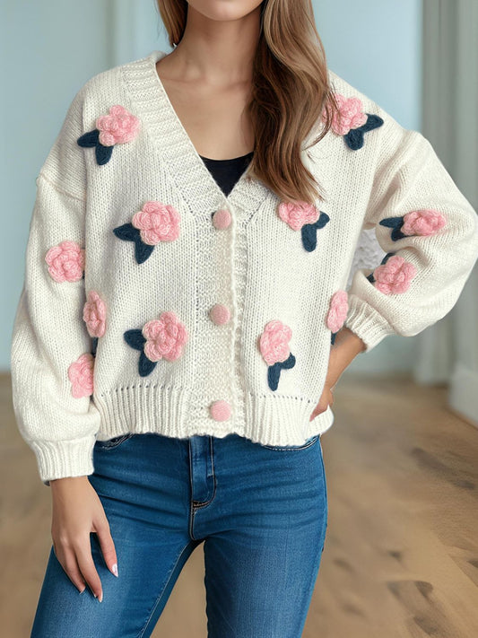 Flowers at the Door Cardigan