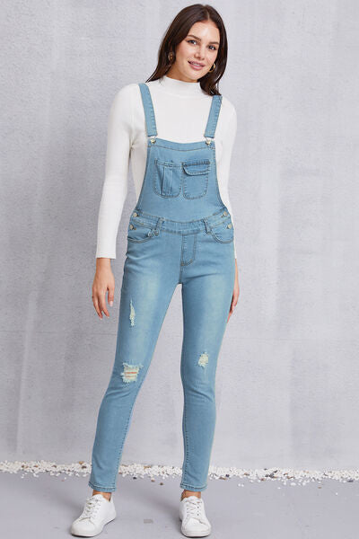 Kicking It Denim Overalls