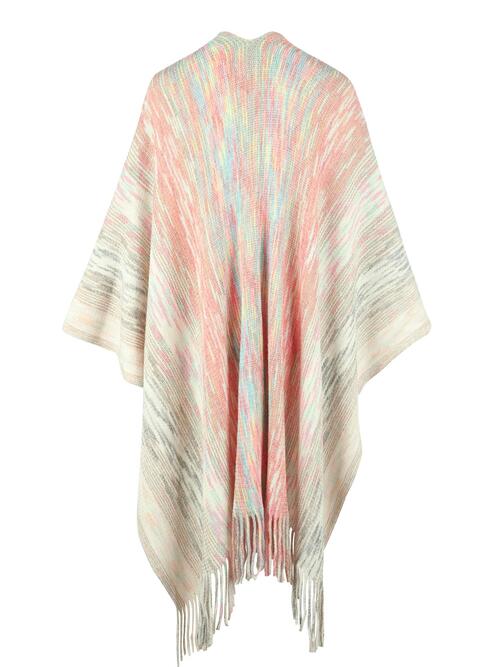 Keep Warm Fringe Poncho