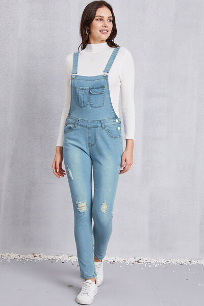 Kicking It Denim Overalls