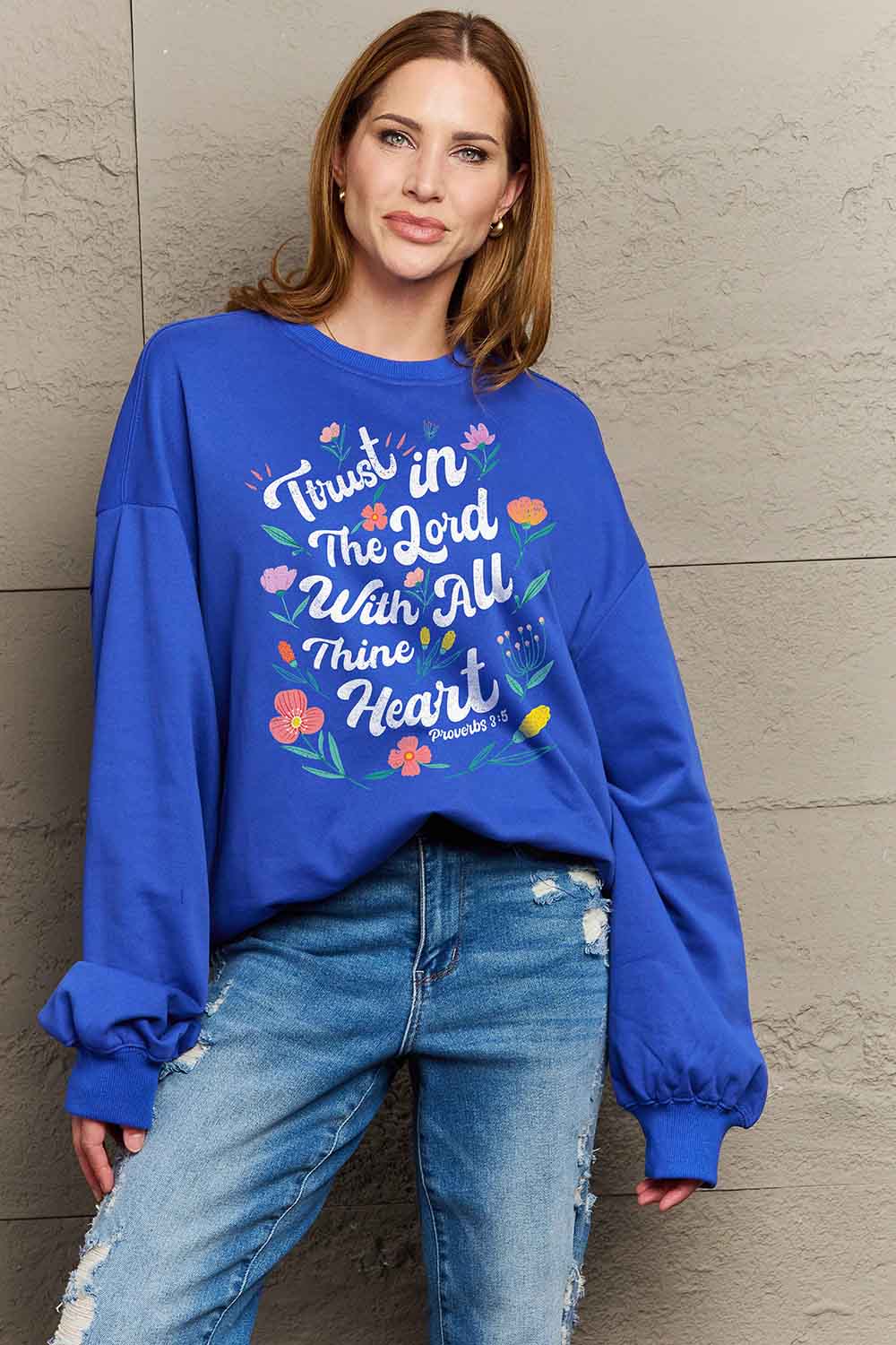 Simply Love Full Size Sweatshirt