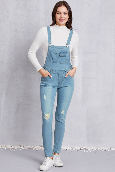 Kicking It Denim Overalls