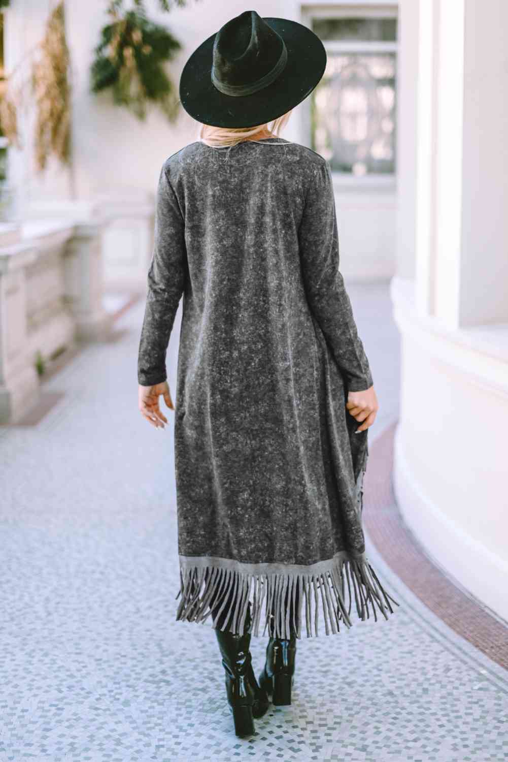 Fall Fringe  Cardigan