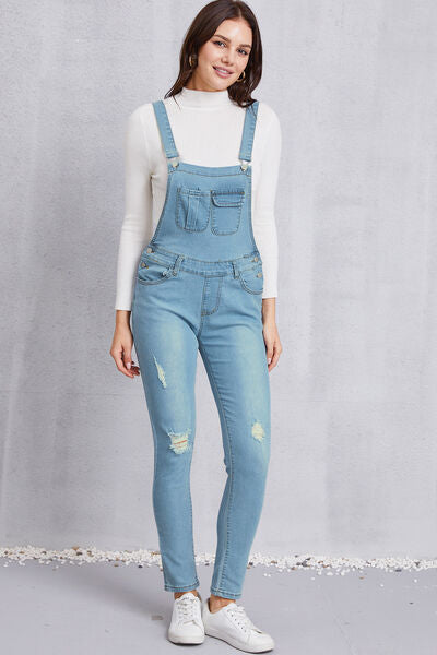 Kicking It Denim Overalls