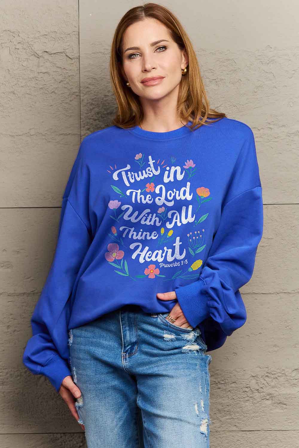 Simply Love Full Size Sweatshirt